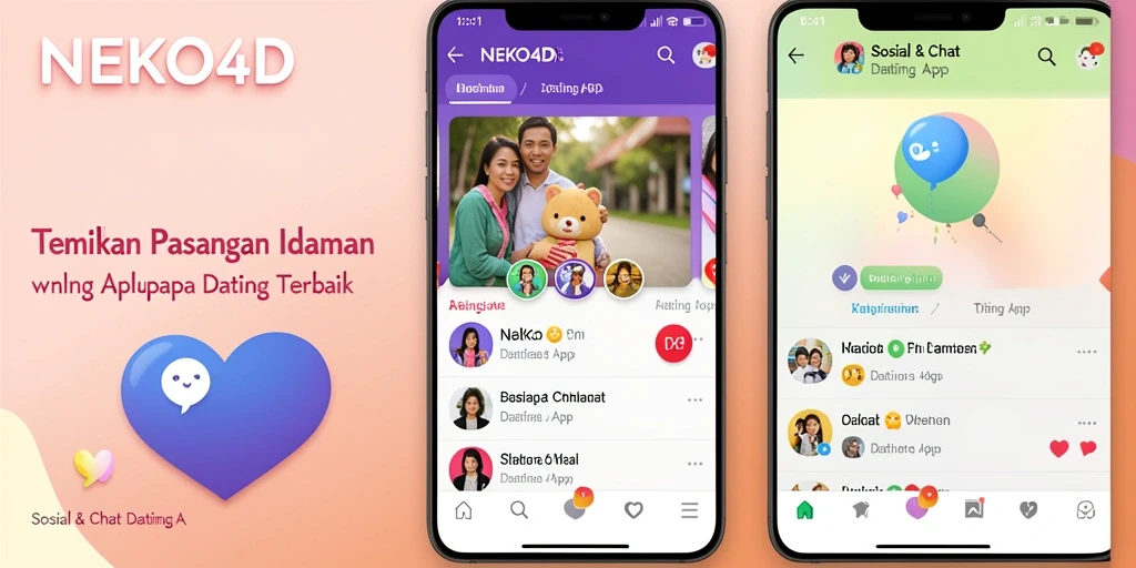 Screenshot antarmuka utama NEKO4D yang user-friendly untuk mencari pasangan.