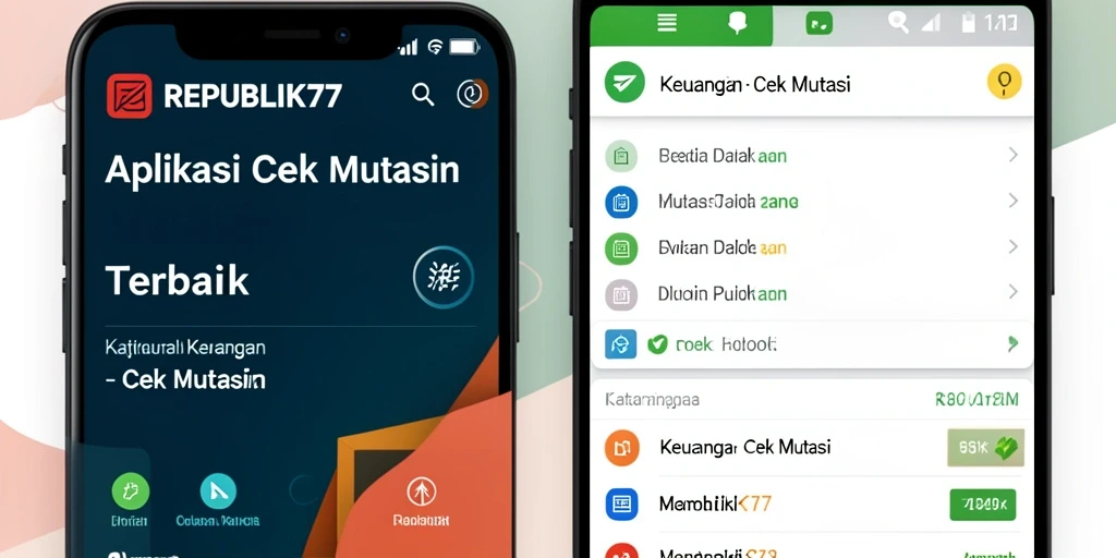 Antarmuka aplikasi Cek Mutasi yang user-friendly dan informatif.