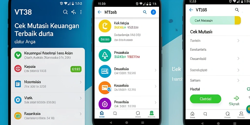 Tampilan antarmuka VT38 yang sederhana dan informatif.