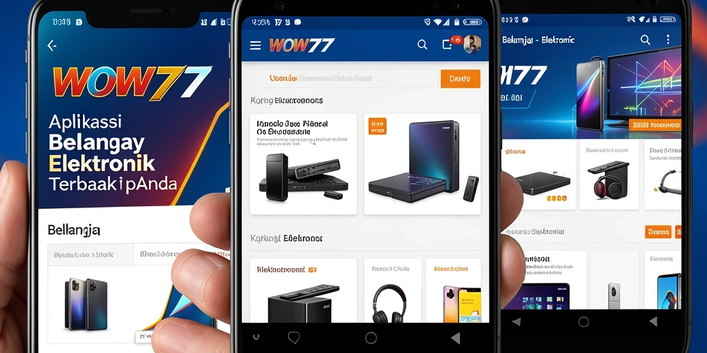 Tampilan antarmuka WOW77 yang modern dan fungsional.